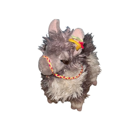 Douglas Gray & White Llama Plush Soft Stuffed Animal Toy Alpaca like new - Picture 1 of 4